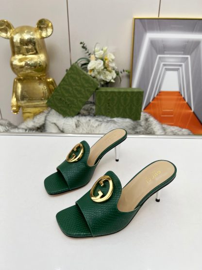 Gucci high heel slippers - Image 3