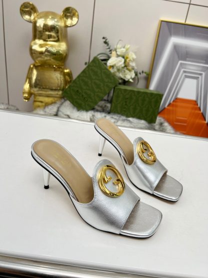 Gucci high heel slippers - Image 3