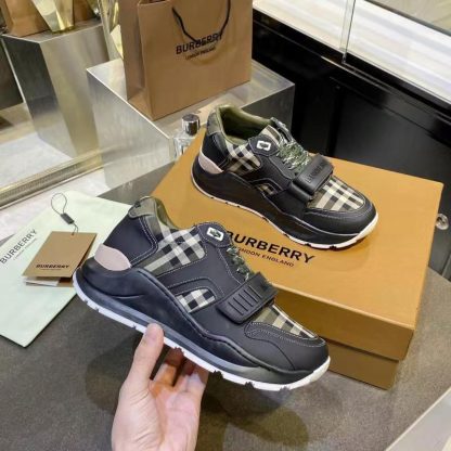Burberry Vintage Check Thick-Soled Sneakers - Image 3
