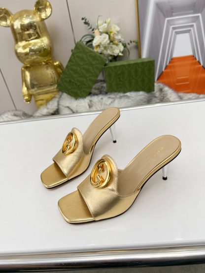 Gucci high heel slippers - Image 2