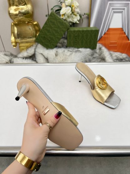 Gucci high heel slippers - Image 3