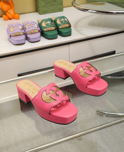 Gucci platform slippers - Image 3
