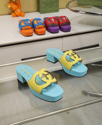 Gucci platform slippers - Image 2