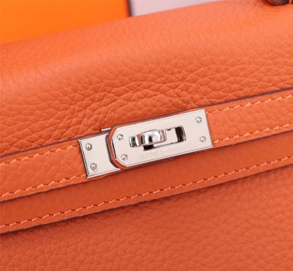 Hermès Sunset Orange Kelly Handbag Size 28cm 25cm - Image 2