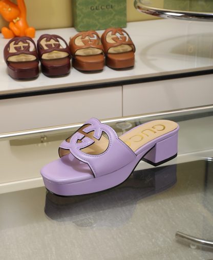 Gucci platform slippers - Image 2