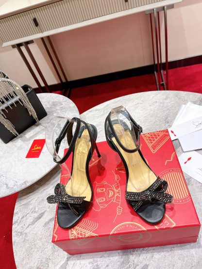 Christian Louboutin one-strap bow high heels - Image 2