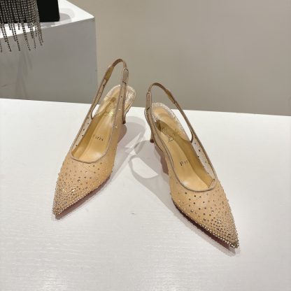 Christian Louboutin FOLLIES STRASS women's crystal high heels - Image 2