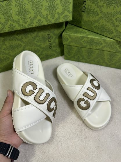Gucci cross-over slippers - Image 3