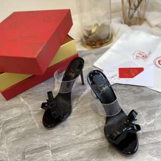 ChristianLouboutin butterfly film sandals high heels