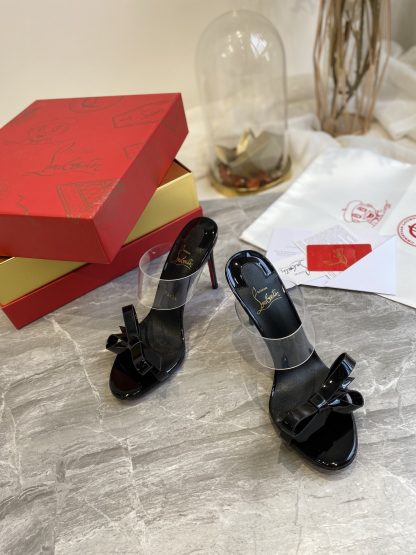 ChristianLouboutin butterfly film sandals high heels