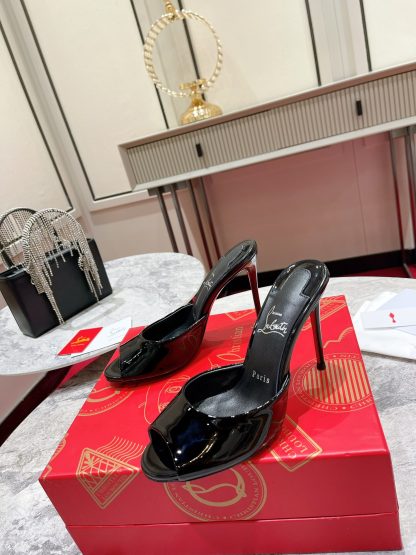 ChristianLouboutin exquisite fish mouth sandals high heels - Image 2