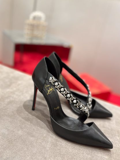 ChristianLouboutin chain fashion sandals high heels - Image 2