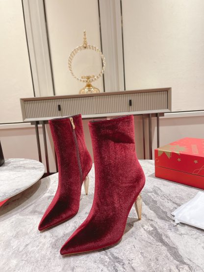 ChristianLouboutin Queen's Scepter Ankle Boots