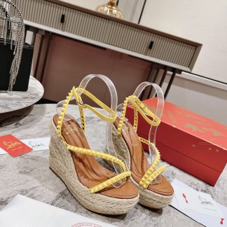 ChristianLouboutin wedge sandals