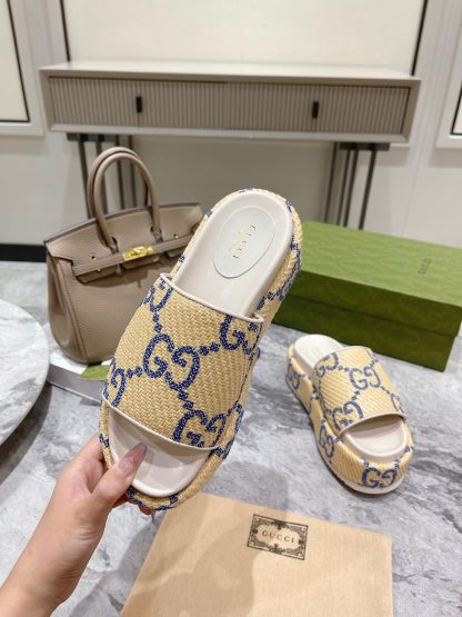 Gucci Women's GG Platform Slide Sandals - Image 3