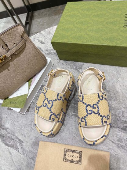 Gucci Women's GG Platform Slide Sandals - Image 2