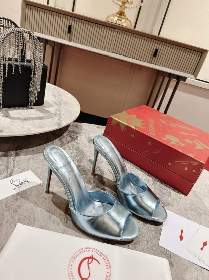 Christian Louboutin stylish peep-toe high heels - Image 2