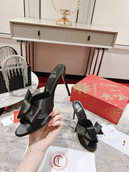 ChristianLouboutin Fashion Butterfly Flower Sandals High Heels - Image 2