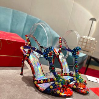 ChristianLouboutin stylish and exquisite spiked high heels