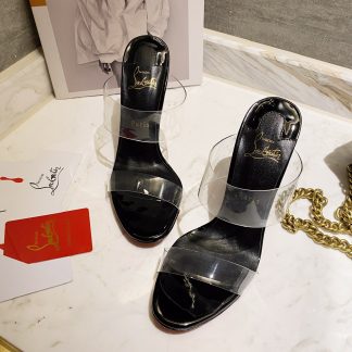 Christian Louboutin Transparent Strappy High Heels