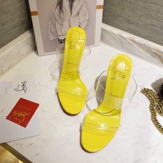 Christian Louboutin Transparent Strappy High Heels