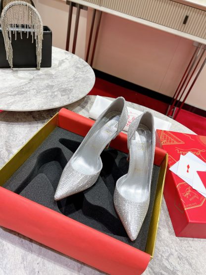 Christian Louboutin glittering exquisite high heels - Image 2