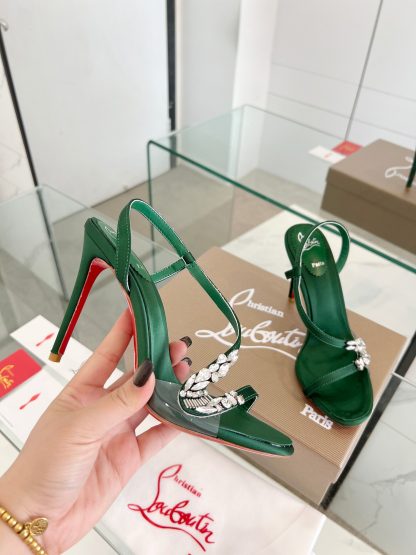 ChristianLouboutin new diamond sandals and high heels