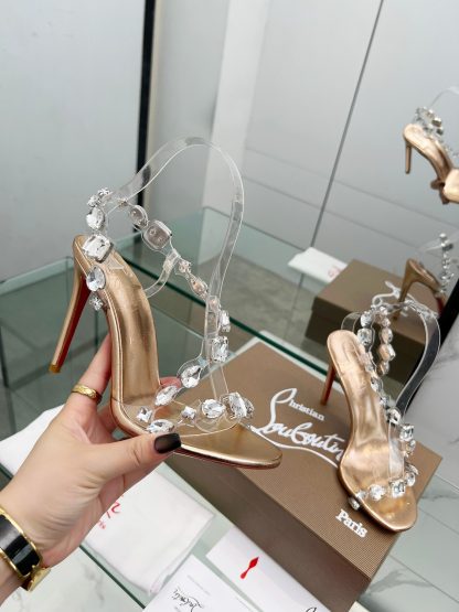 ChristianLouboutin new diamond sandals and high heels - Image 3