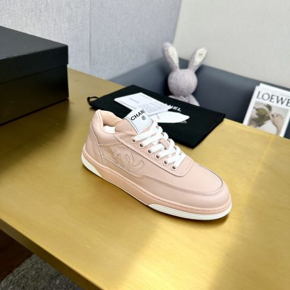 Chanel classic pink versatile casual sneakers - Image 2
