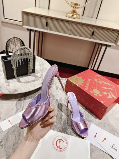 ChristianLouboutin fish mouth sandals high heels - Image 2