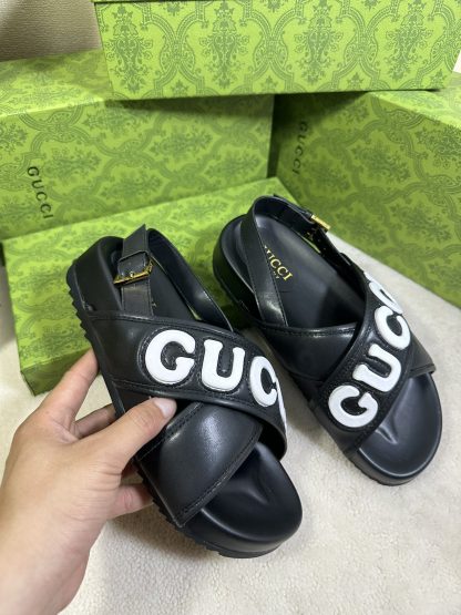 Gucci cross-over slide sandals - Image 3