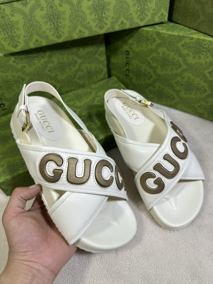 Gucci cross-over slide sandals - Image 3