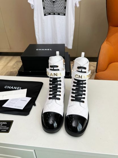 Chanel white leather boots worth putting away in the closet for autumn and winter
