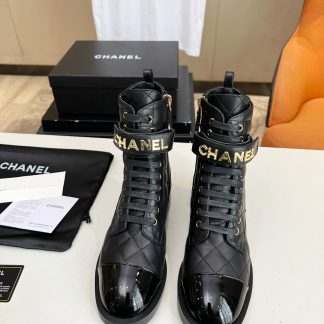 Chanel black leather boots worth putting in your wardrobe for autumn and winter