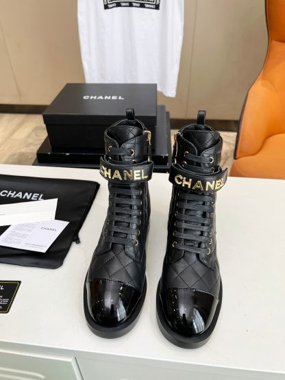 Chanel black leather boots worth putting in your wardrobe for autumn and winter