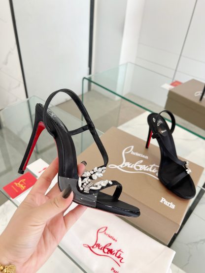 ChristianLouboutin diamond sandals high heels - Image 3