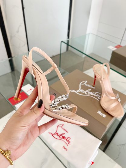 ChristianLouboutin diamond sandals high heels - Image 3
