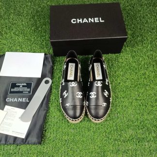 Chanel early spring sunshine black new fisherman shoes