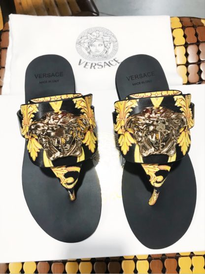 VERSACE thong sandals