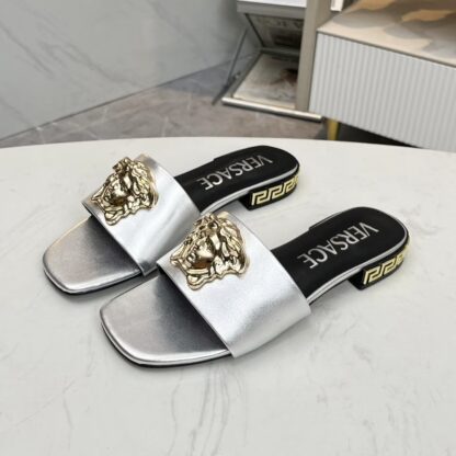 VERSACE flat slide sandals - Image 2