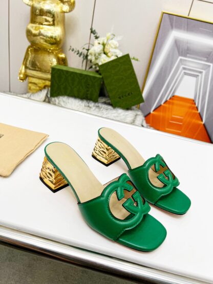 Gucci mid-heel slippers - Image 3