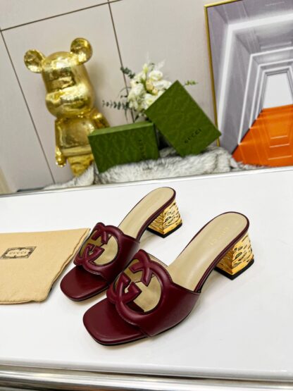 Gucci mid-heel slippers - Image 3