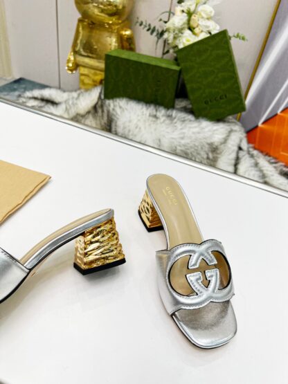 Gucci mid-heel slippers - Image 2