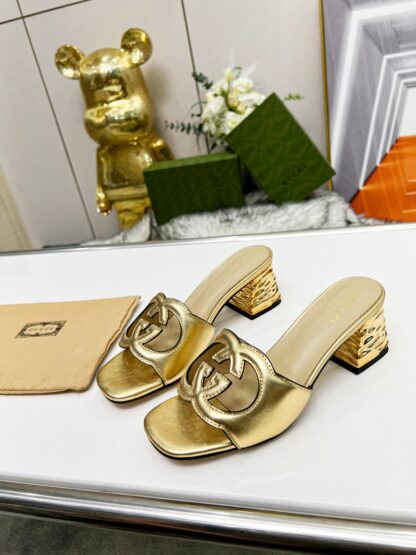 Gucci mid-heel slippers - Image 3