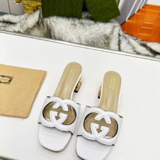 Gucci mid-heel slippers