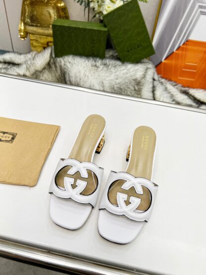 Gucci mid-heel slippers