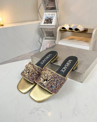 VERSACE flat slide sandals - Image 3