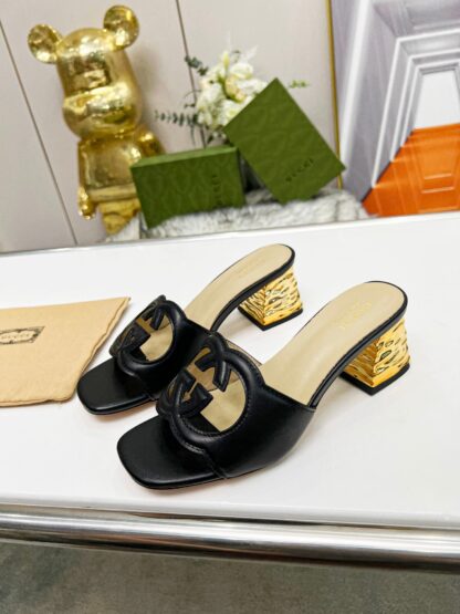 Gucci mid-heel slippers - Image 3