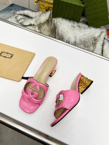 Gucci mid-heel slippers - Image 3