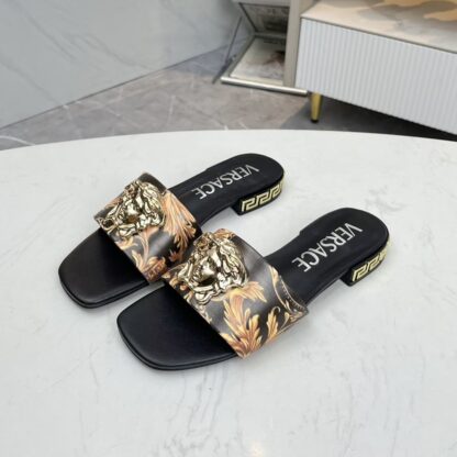 VERSACE flat slide sandals - Image 2
